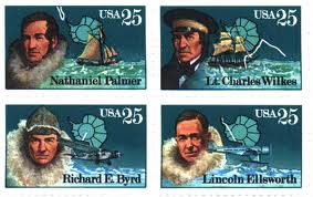 Arctic explorer stamps