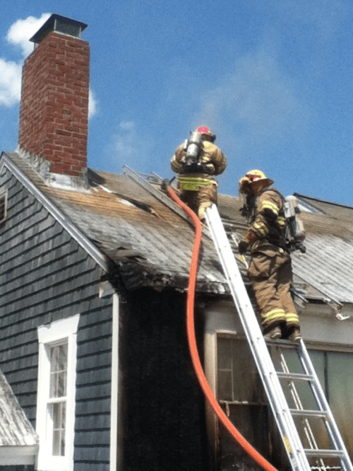 Volunteer Firemen -- Risking their lives