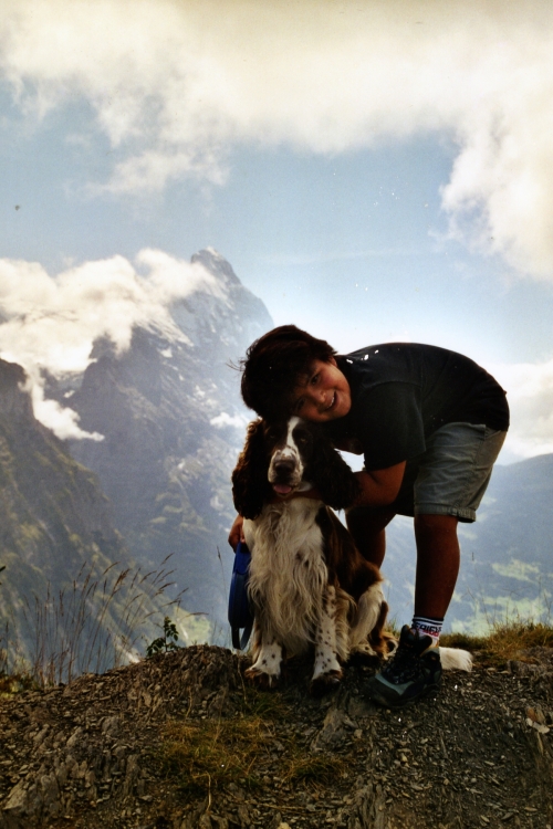 Jacob &amp; Cooper in Alps ~2000